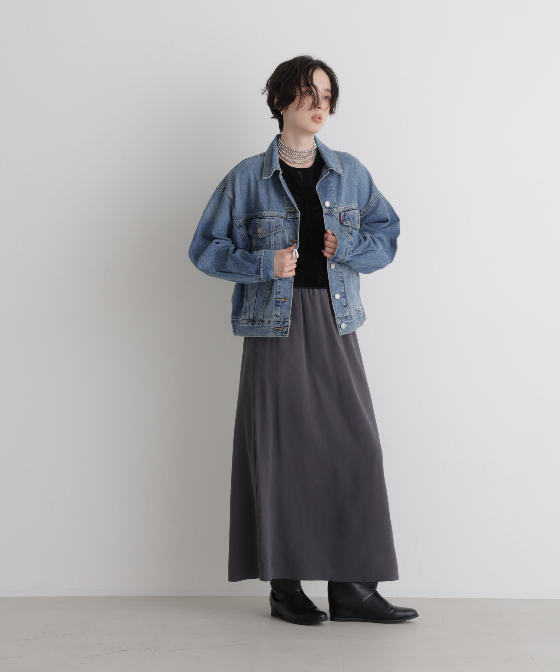NANO universe「Levi's/90S TRUCKER」|ブルゾン・スタジャン|