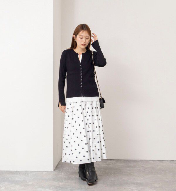 NOLLEY'S「【TORRAZZO DONNA/トラッゾドンナ】Layered V-Neck Top」|ニット・セーター|