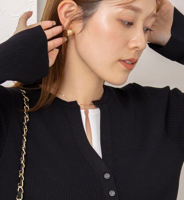NOLLEY'S「【TORRAZZO DONNA/トラッゾドンナ】Layered V-Neck Top」|ニット・セーター|