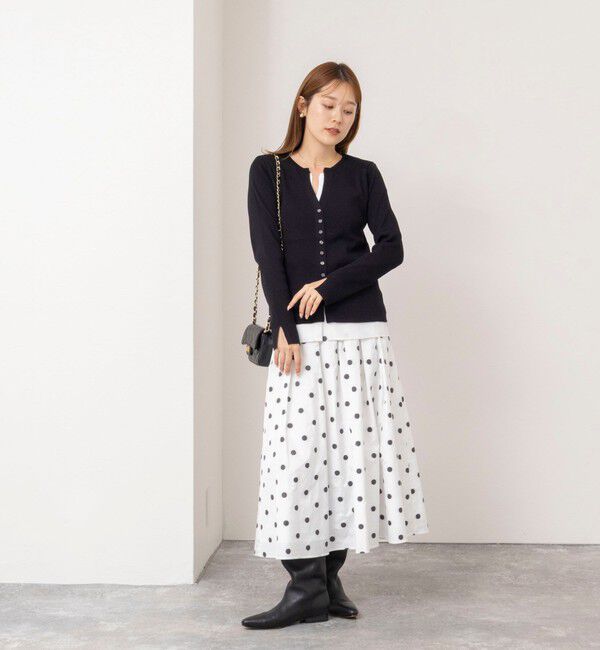 NOLLEY'S「【TORRAZZO DONNA/トラッゾドンナ】Layered V-Neck Top」|ニット・セーター|
