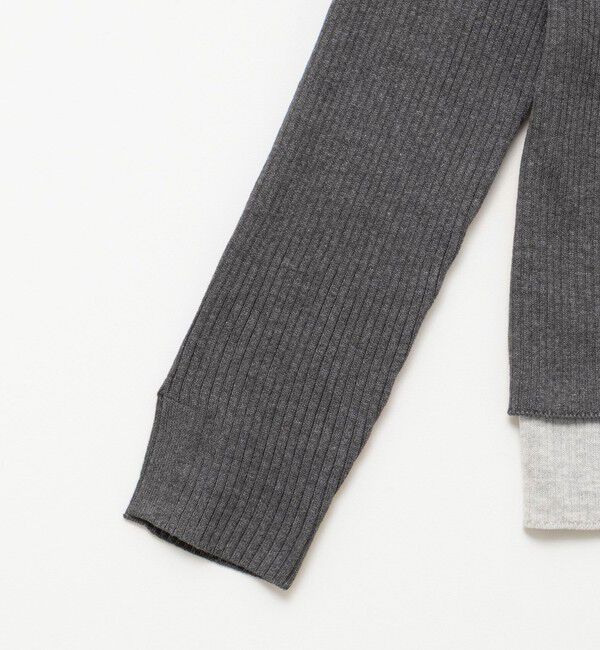 NOLLEY'S「【TORRAZZO DONNA/トラッゾドンナ】Layered V-Neck Top」|ニット・セーター|
