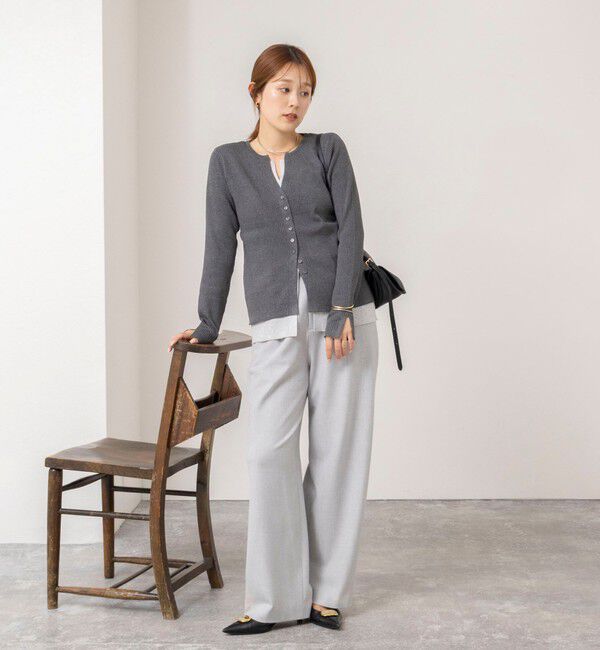 NOLLEY'S「【TORRAZZO DONNA/トラッゾドンナ】Layered V-Neck Top」|ニット・セーター|