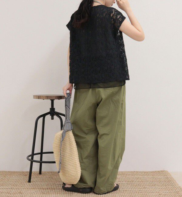 fredy emue「レースレイヤードフレンチプルオーバー」|Tシャツ・カットソー|