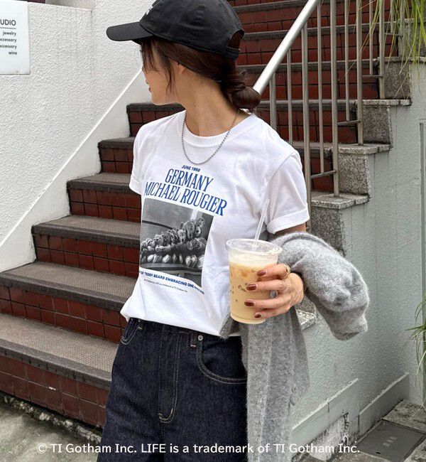 fredy emue「【haru &times; GOOD ROCK SPEED】PhotoロゴコンパクトTシャツ」|Tシャツ・カットソー|