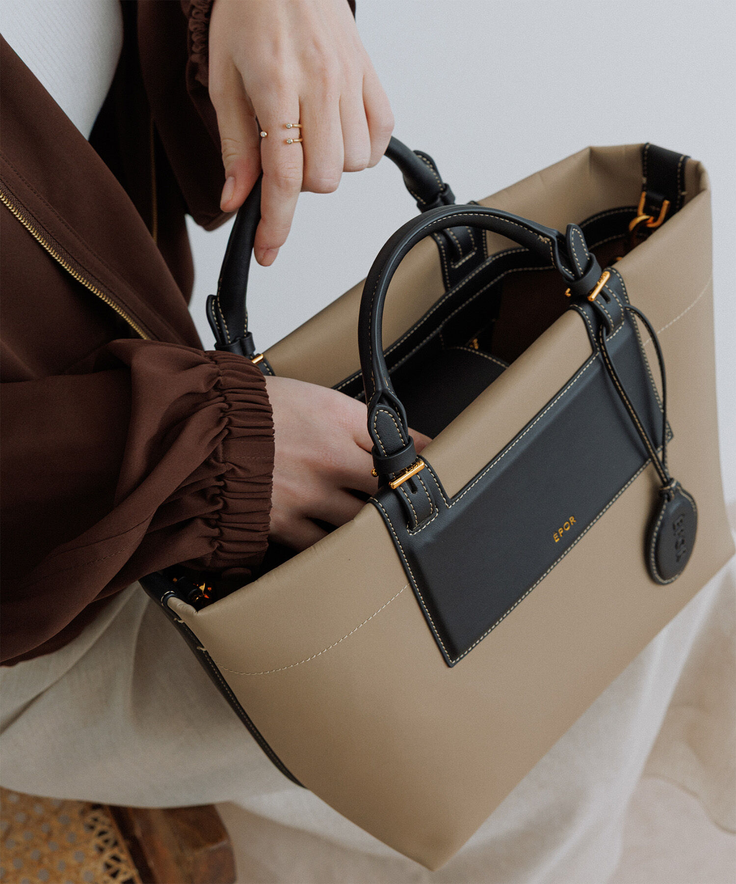 E'POR「【E'POR】BOAT BAG Medium/撥水・軽量・26SS新色」|トートバッグ|