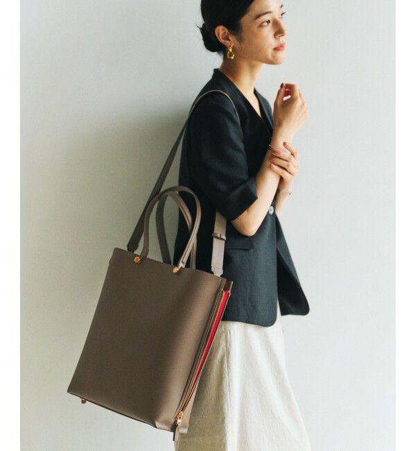 ROPE「【E'POR】Y BAG Large/A4対応・通勤・26SS」|トートバッグ|ブラウン(20)