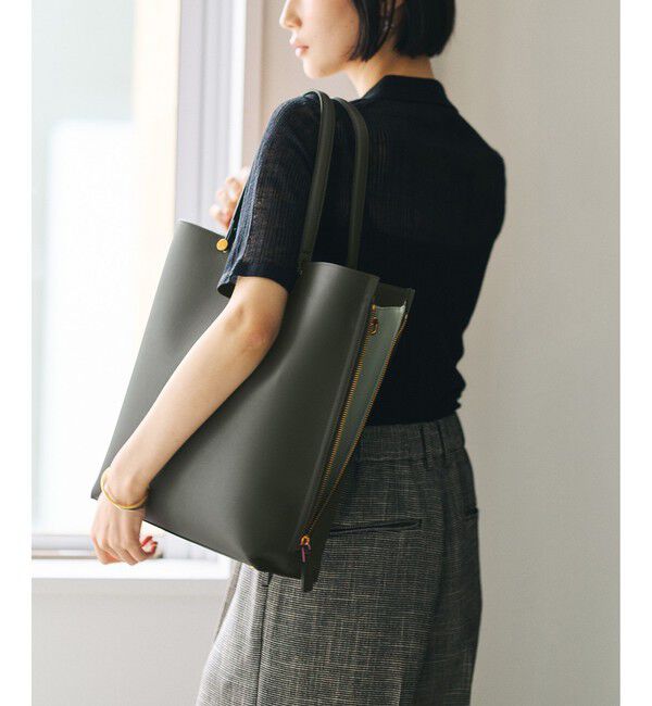 ROPE「【E'POR】Y BAG Large/A4対応・通勤・26SS」|トートバッグ|ダークグリン(31)