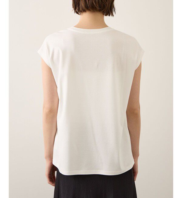 ROPE「【YUKO SAEKI for ROPE&rsquo;・コラボレーション】フレンチスリーブプリントTシャツ/イージーケア」|Tシャツ・カットソー|
