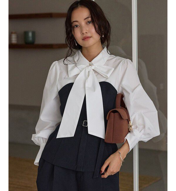 VIS「美easyウーリッシュドッキングシャツ/セットアップ対応」|シャツ・ブラウス|