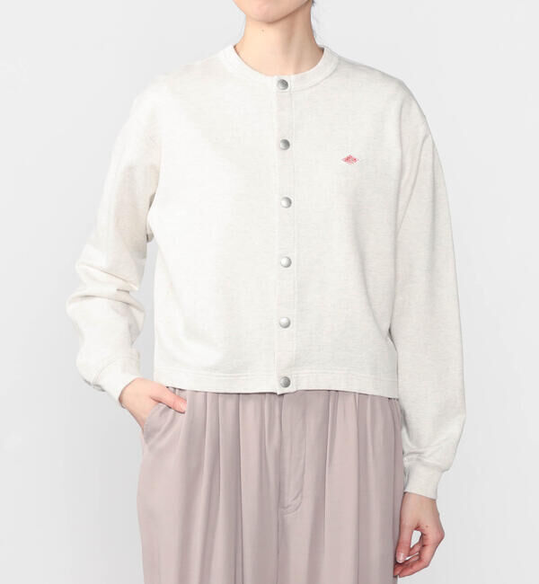 DANTON「DANTON | コットンテリー クルーネックカーディガン WOMEN」|その他|