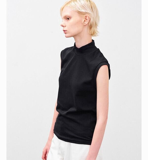  「ANATOMICA | モックネック スリーブレスTシャツ WOMEN」|Tシャツ・カットソー|