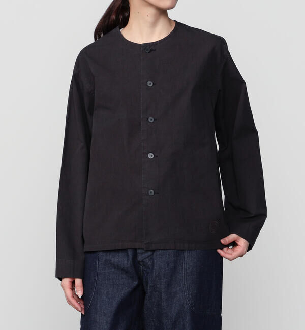 ORCIVAL「ORCIVAL | コットンツイル ノーカラー シャツ WOMEN」|シャツ・ブラウス|
