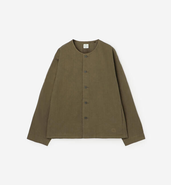 ORCIVAL「ORCIVAL | コットンツイル ノーカラー シャツ WOMEN」|シャツ・ブラウス|