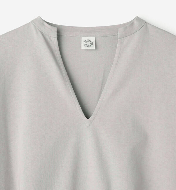 ORCIVAL「ORCIVAL | コットンジャージー スキッパーネック長袖カットソー WOMEN」|Tシャツ・カットソー|