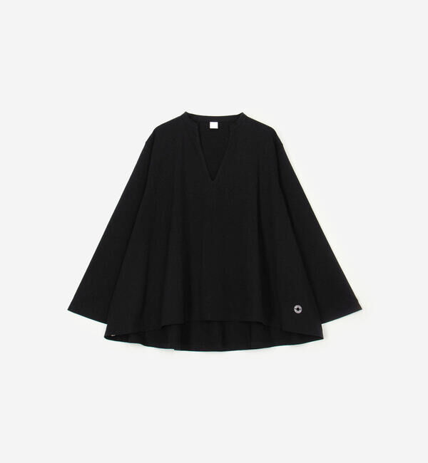 ORCIVAL「ORCIVAL | コットンジャージー スキッパーネック長袖カットソー WOMEN」|Tシャツ・カットソー|