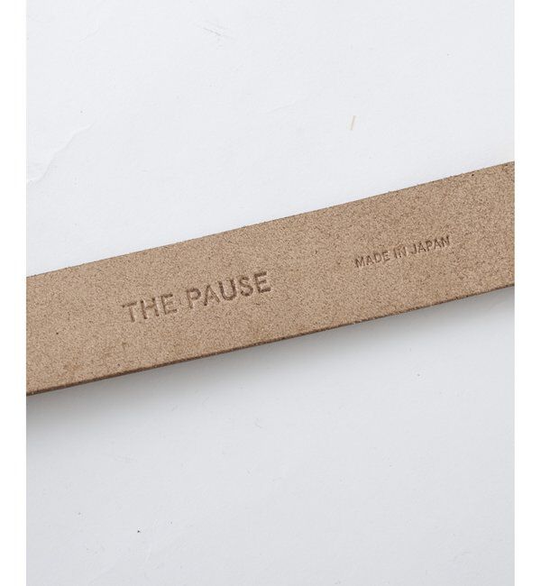 THE PAUSE「【THE PAUSE】オーバルバックルベルト」|ベルト|