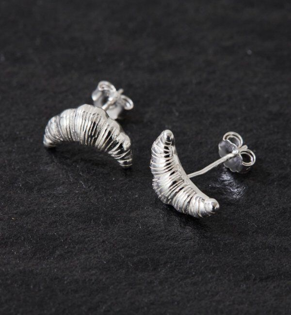  「【Sivelle./シヴェル】シルバー925クロワッサンピアス」|リング|