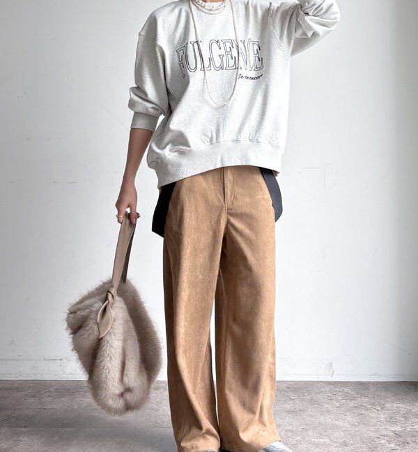 「【WEB限定】 FULGENCE裏毛ロゴ刺繍プルオーバー」|Tシャツ・カットソー|