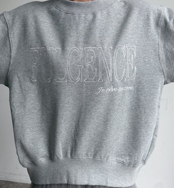  「【WEB限定】 FULGENCE裏毛ロゴ刺繍プルオーバー」|Tシャツ・カットソー|