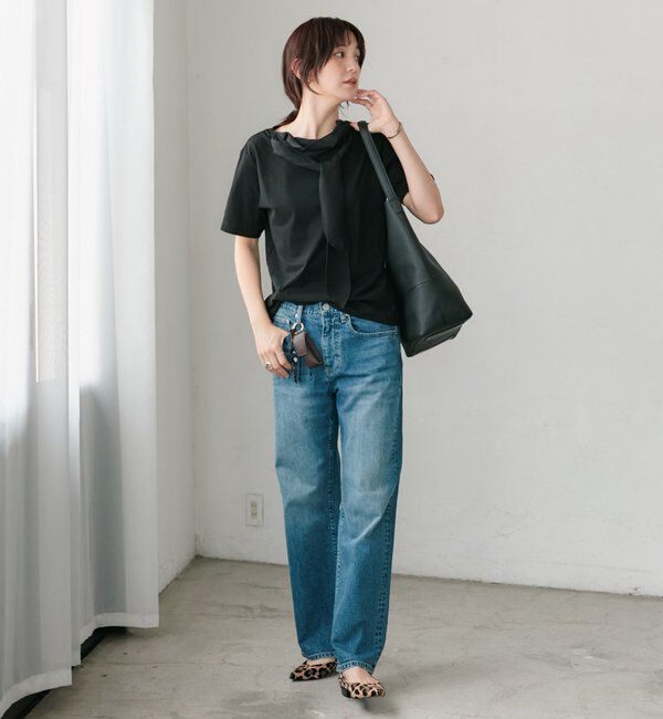  「サテンスカーフTee」|Tシャツ・カットソー|