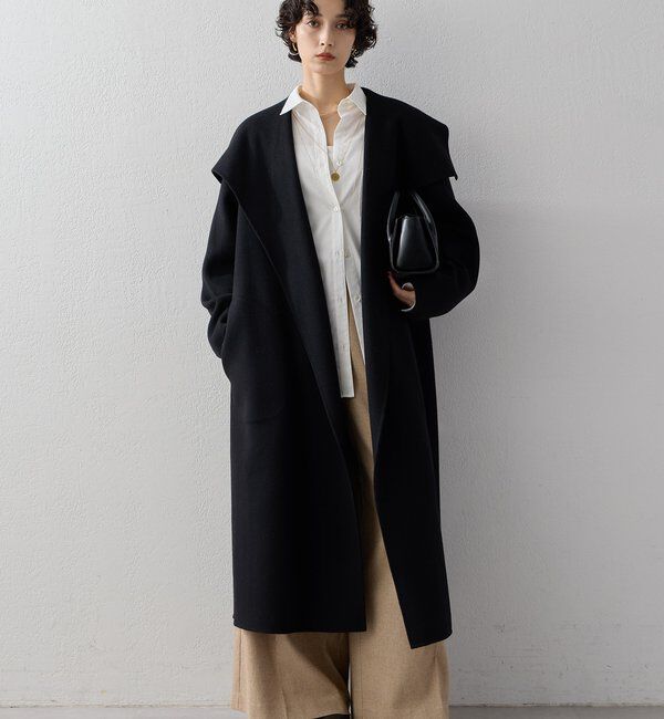  「カシミヤオーバーカラーコート」|その他|