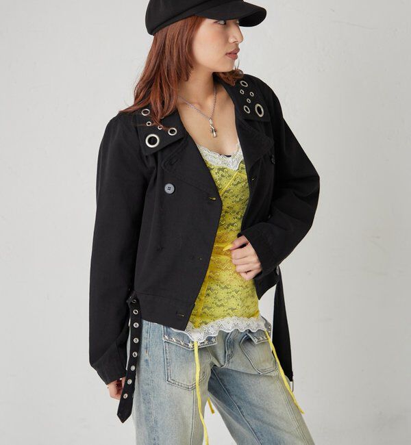  「【26AW LOOK掲載品番】レースガーターキャミ」|キャミソール|