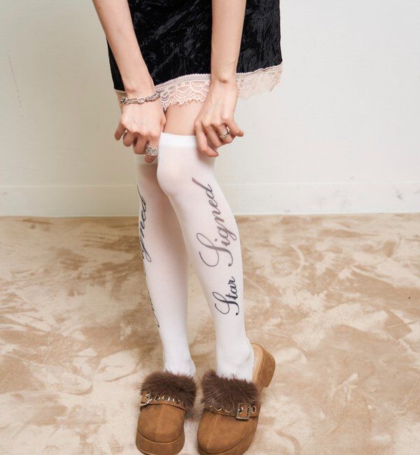  「【26AW LOOK掲載・WEB限定カラーあり】【SLOPPY】ファーベルトサボ」|ロングブーツ|