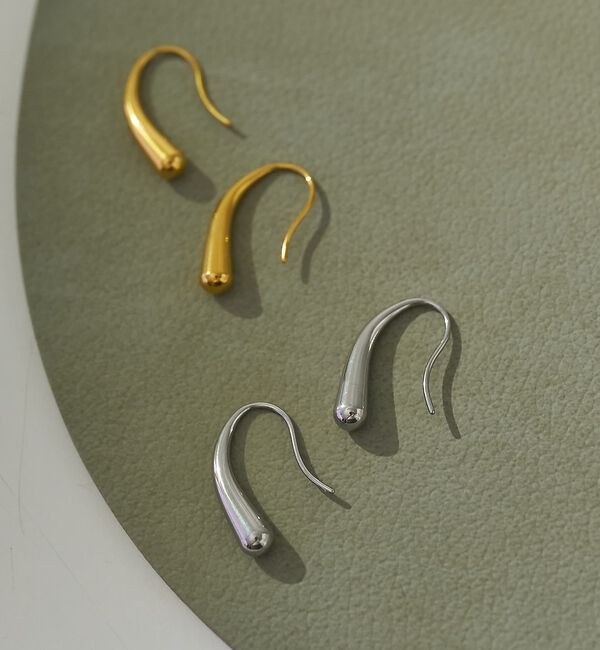 collex「【dignif】【金属アレルギー対応】ピアス　Curved Drop」|ピアス|
