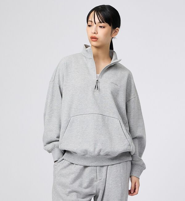 ABAHOUSE「【+phenix / プラスフェニックス】CVC HALF-ZIP SWEATS」|Tシャツ・カットソー|