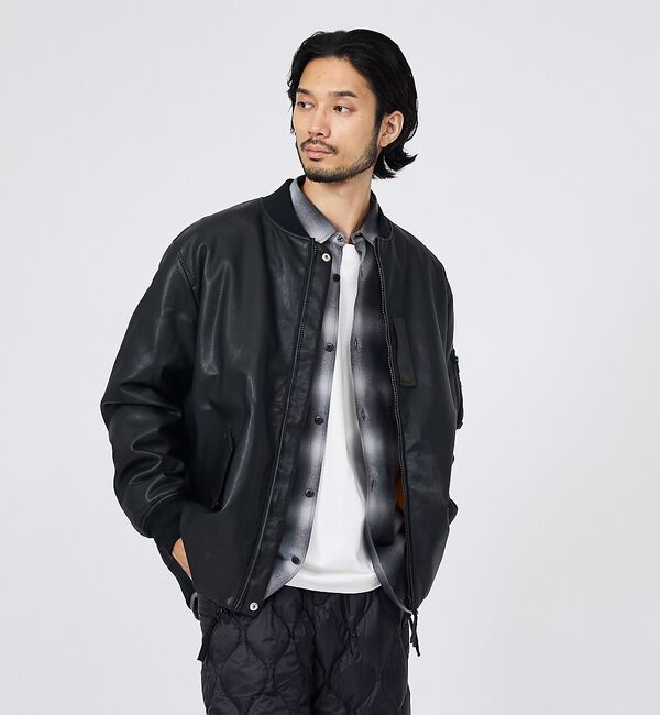 ABAHOUSE「【TAION / タイオン】ジャパンスペシャル リバーシブル MA-1 フェイク」|その他|