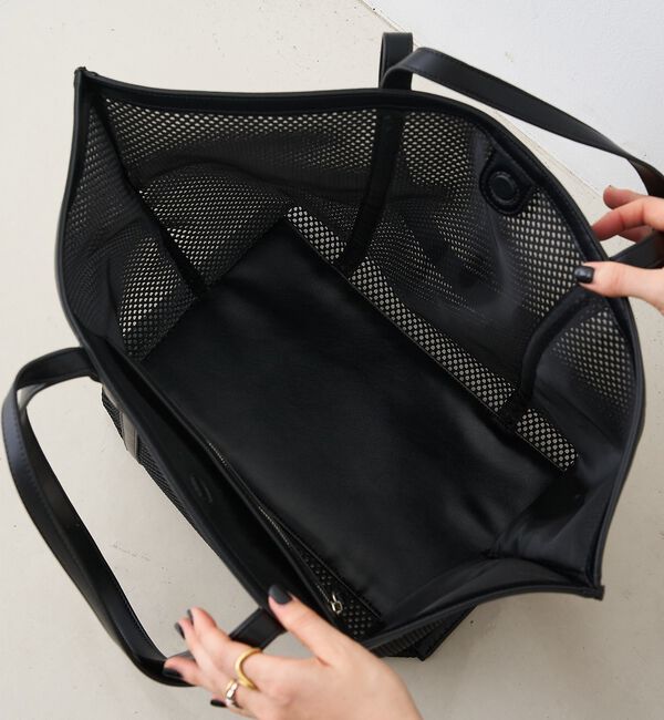 Rouge vif「【CHIMERE/シメール】 メッシュトートバッグ」|トートバッグ|