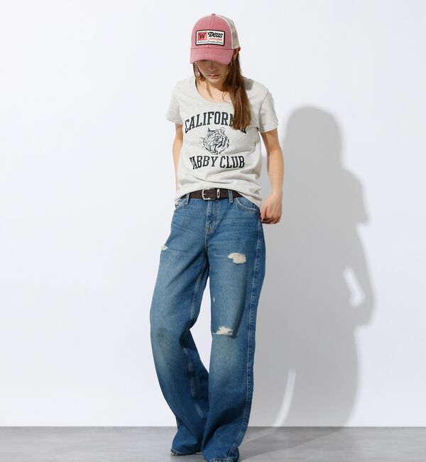 Rouge vif「【MIXTA/ミクスタ】プリント Tシャツ / ロゴTシャツ / 半袖」|Tシャツ・カットソー|