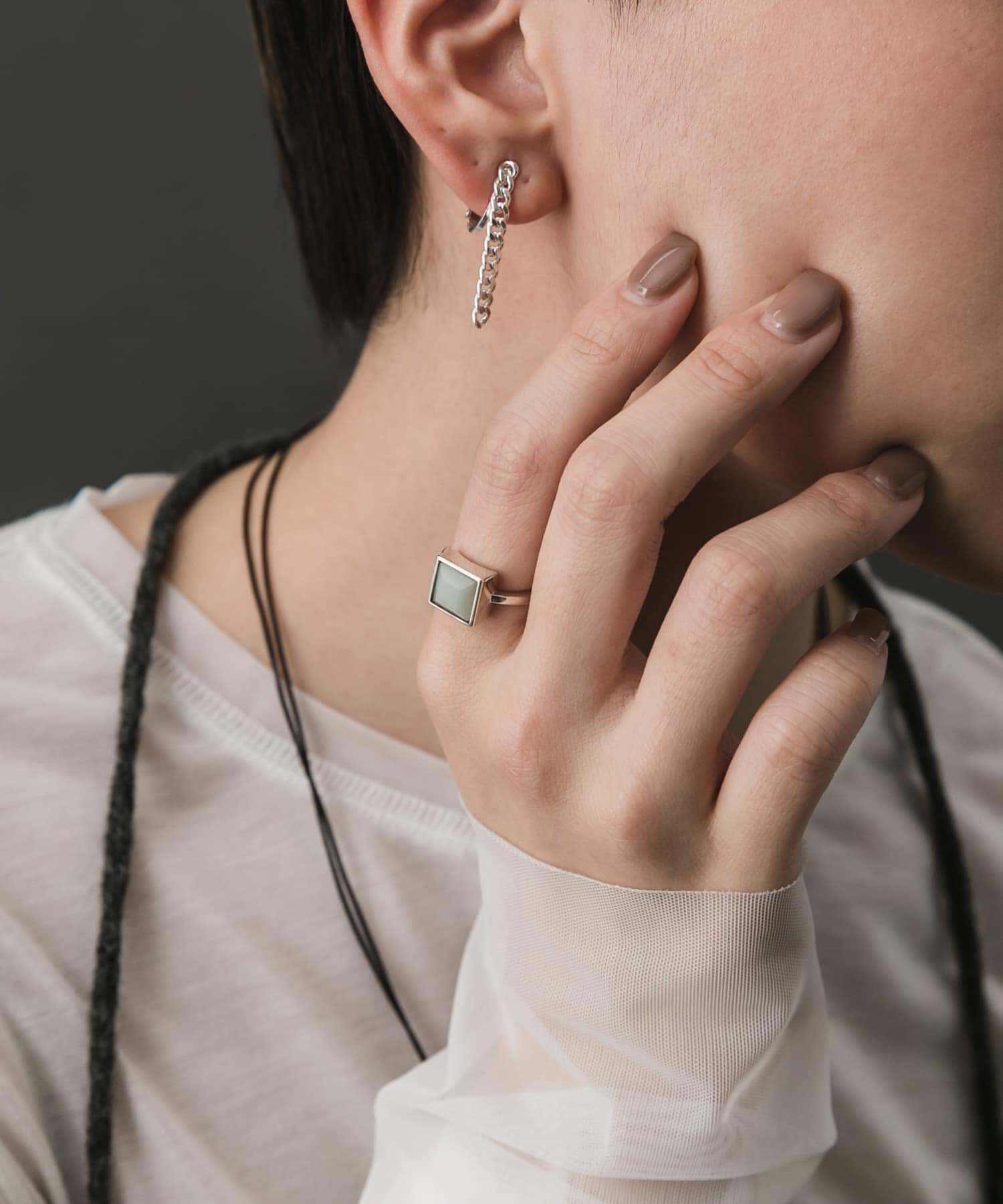 SMELLY「SMELLY so&rsquo;　square amazonite ring」|リング|