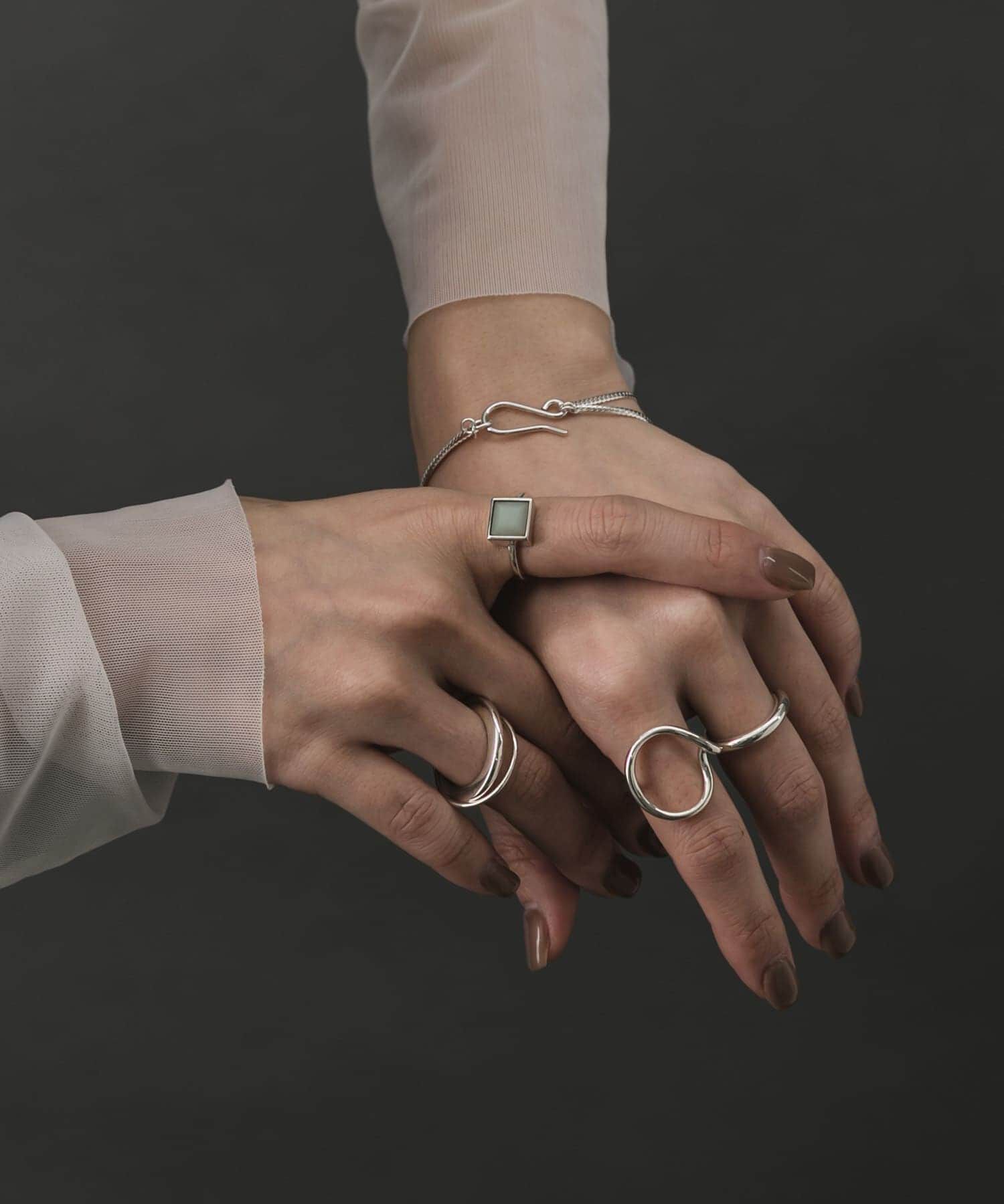 SMELLY「SMELLY so&rsquo;　square amazonite ring」|リング|