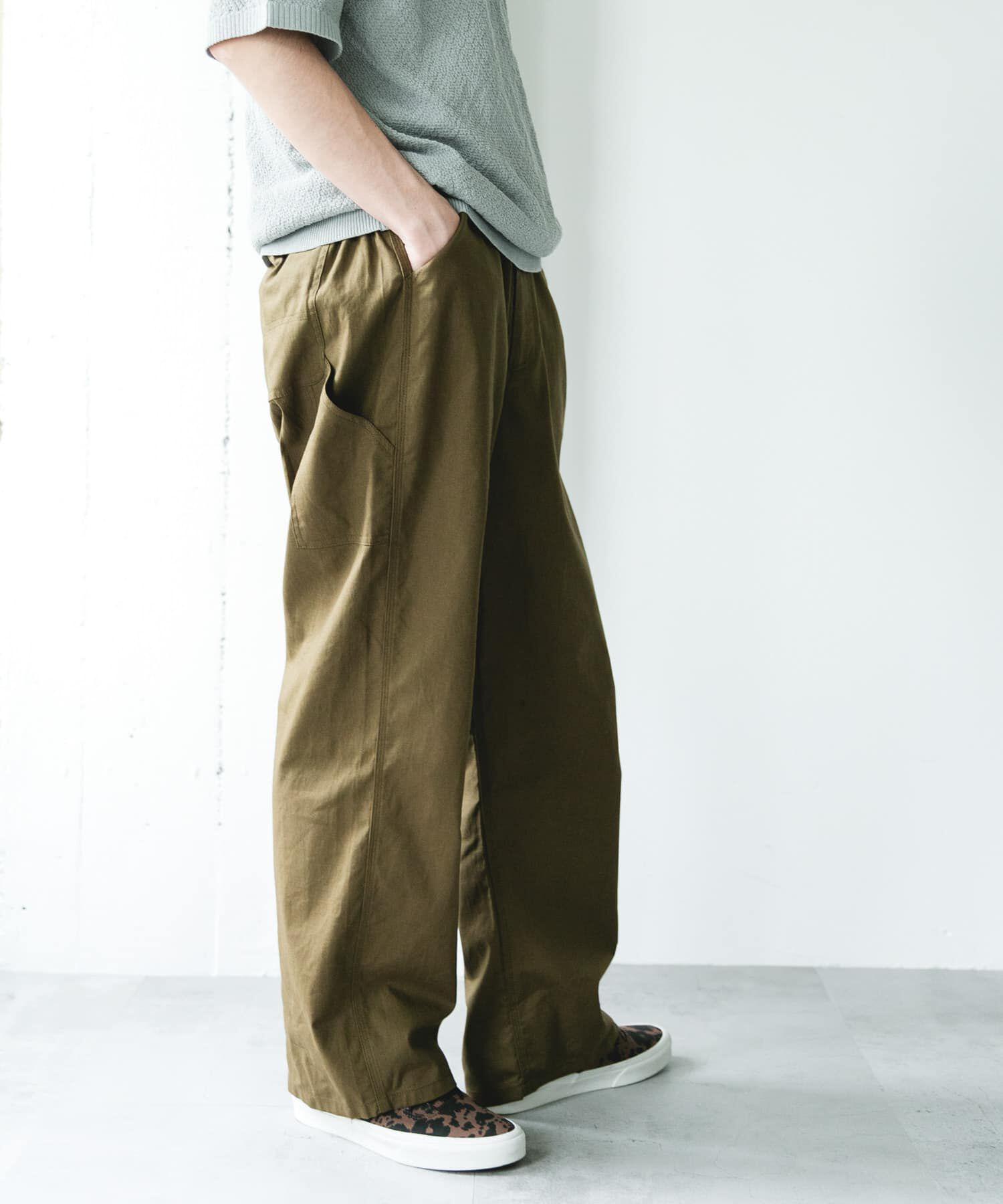 URBAN RESEARCH DOORS「リネンブレンドイージーペインターパンツ」|その他|