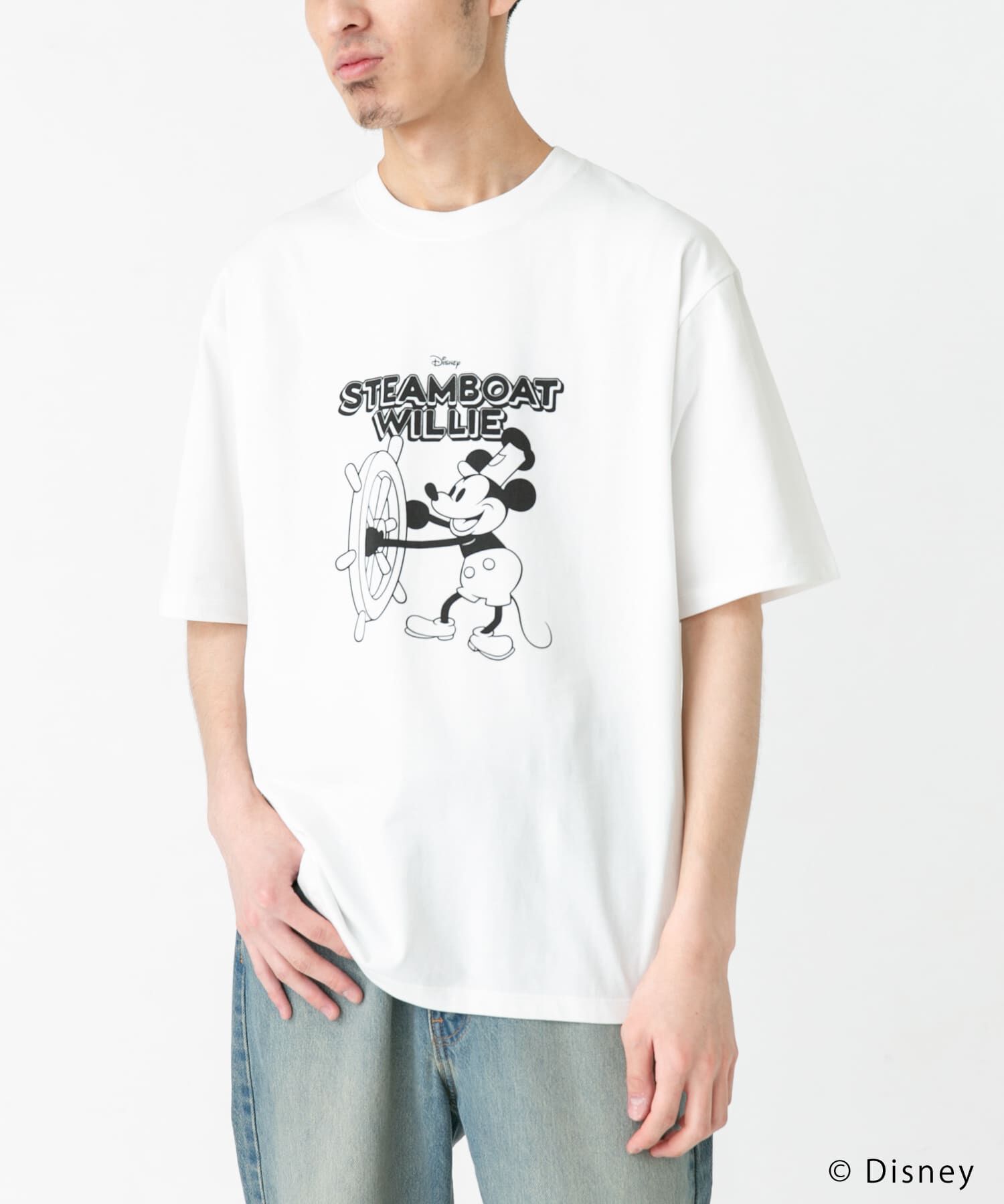 URBAN RESEARCH DOORS「別注/Disney/プリントTシャツ」|Tシャツ・カットソー|