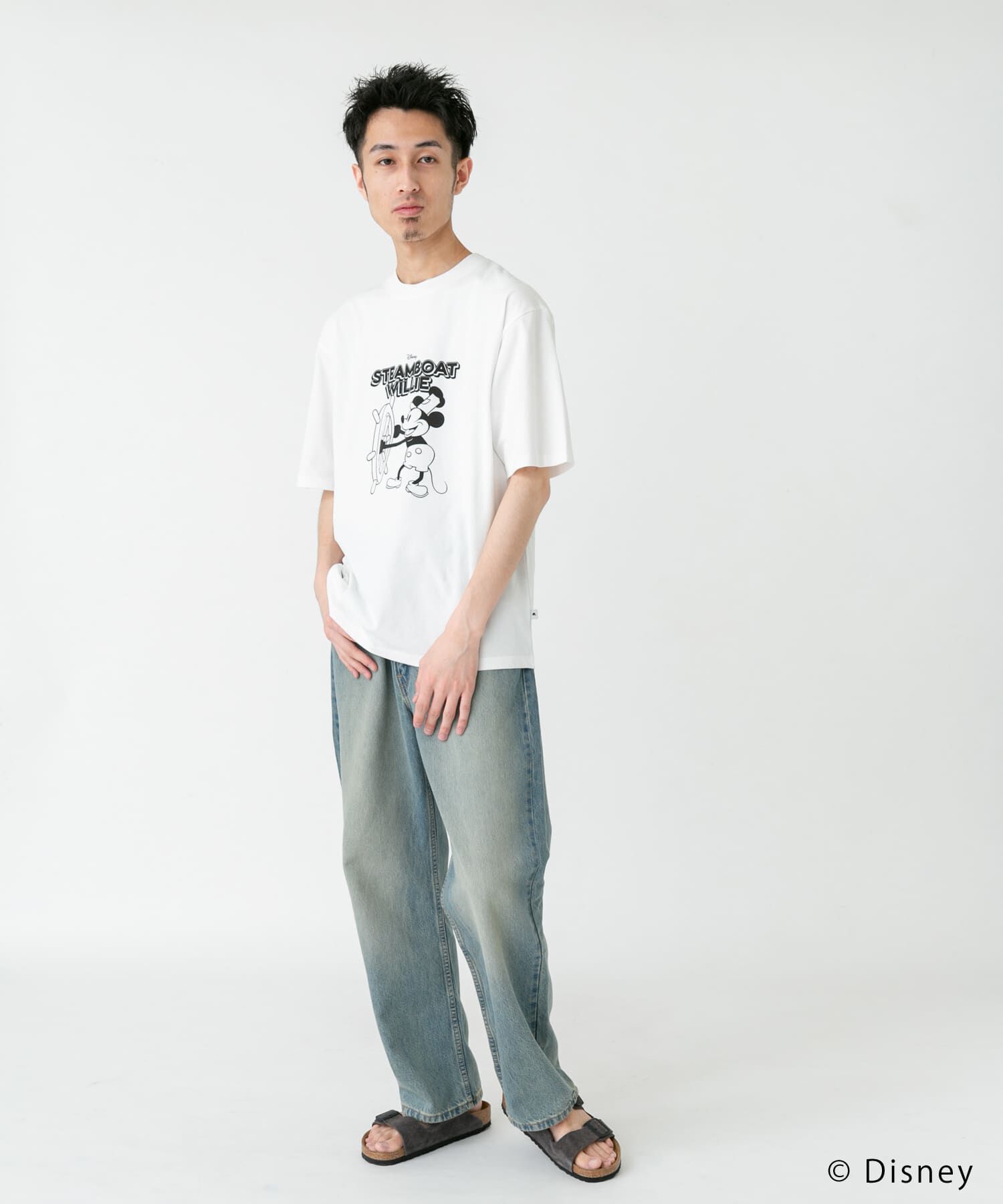 URBAN RESEARCH DOORS「別注/Disney/プリントTシャツ」|Tシャツ・カットソー|