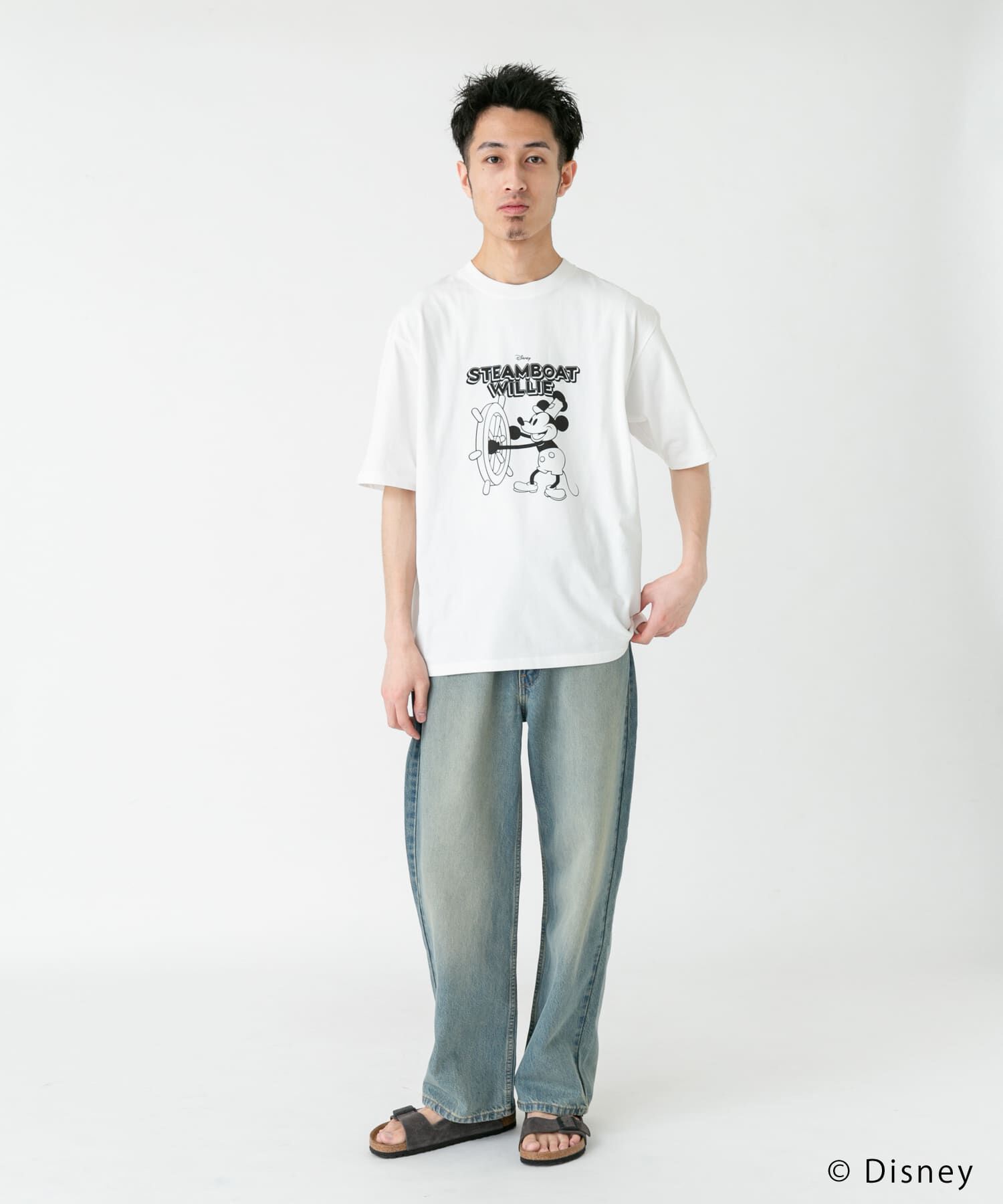 URBAN RESEARCH DOORS「別注/Disney/プリントTシャツ」|Tシャツ・カットソー|