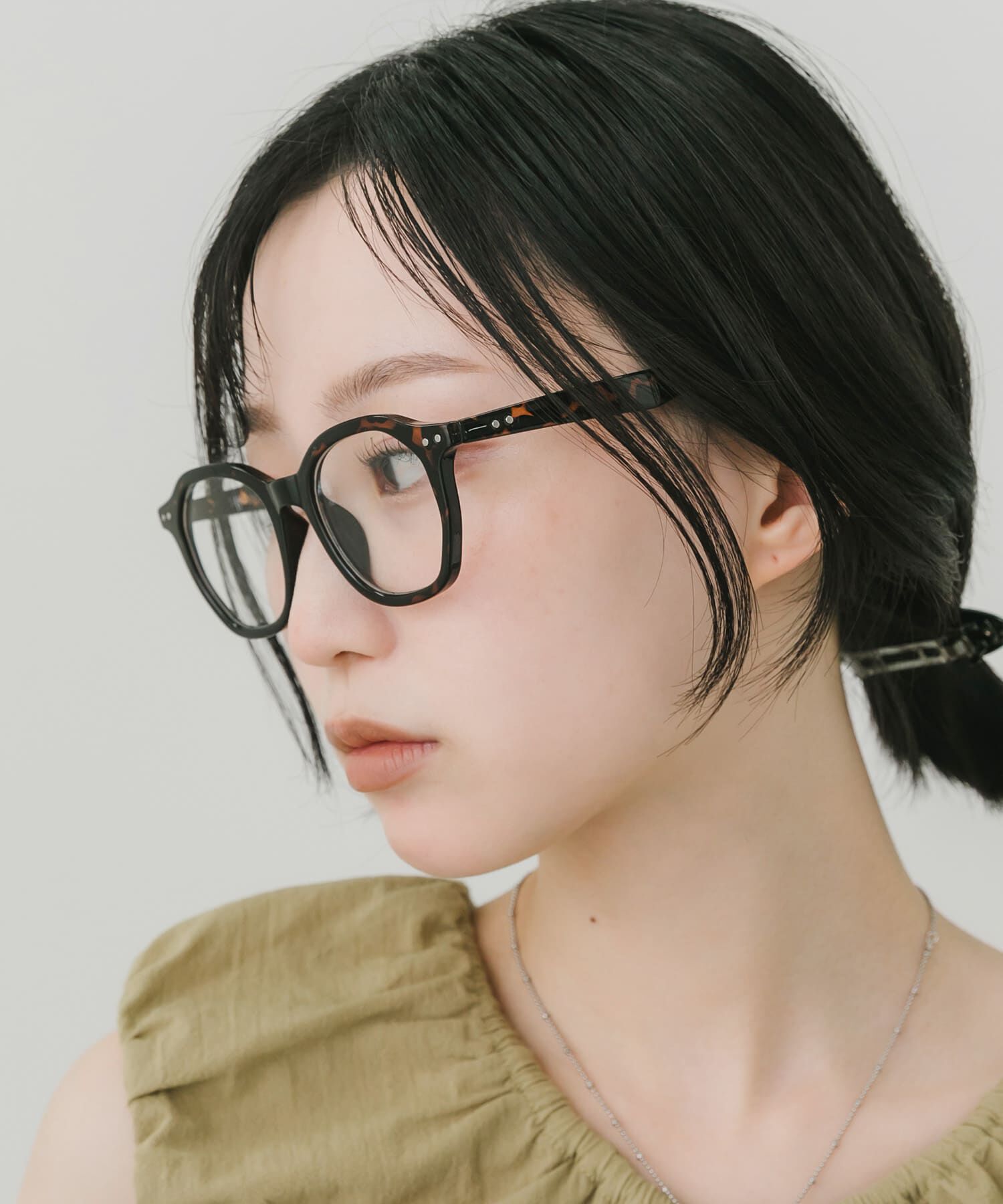 SMELLY「オクタゴンフレームダテメガネ」|メガネ|
