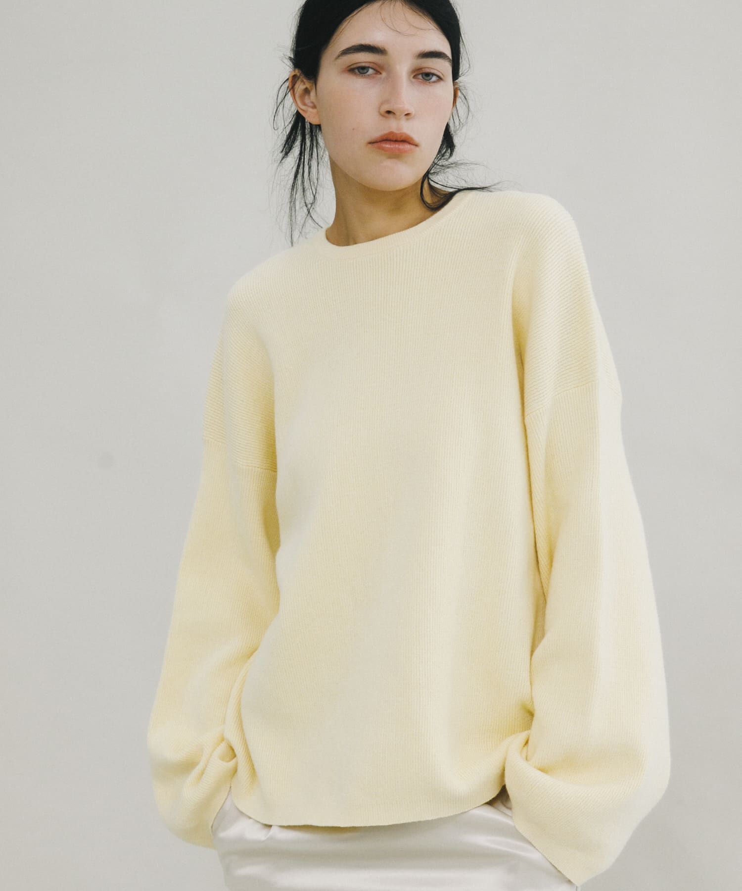 LAATO「crew neck soft knit」|ニット・セーター|アイボリー