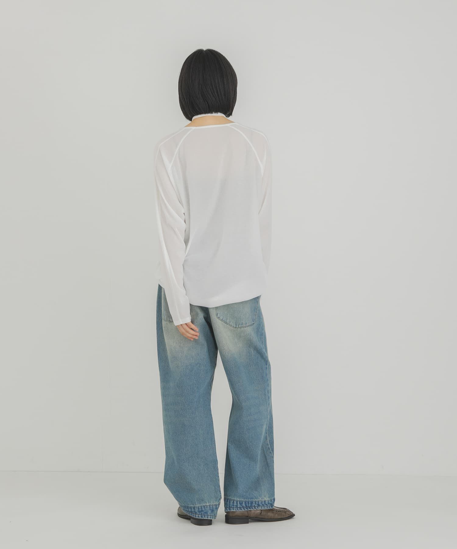  「ルーズシアートップス+ストラップ」|Tシャツ・カットソー|