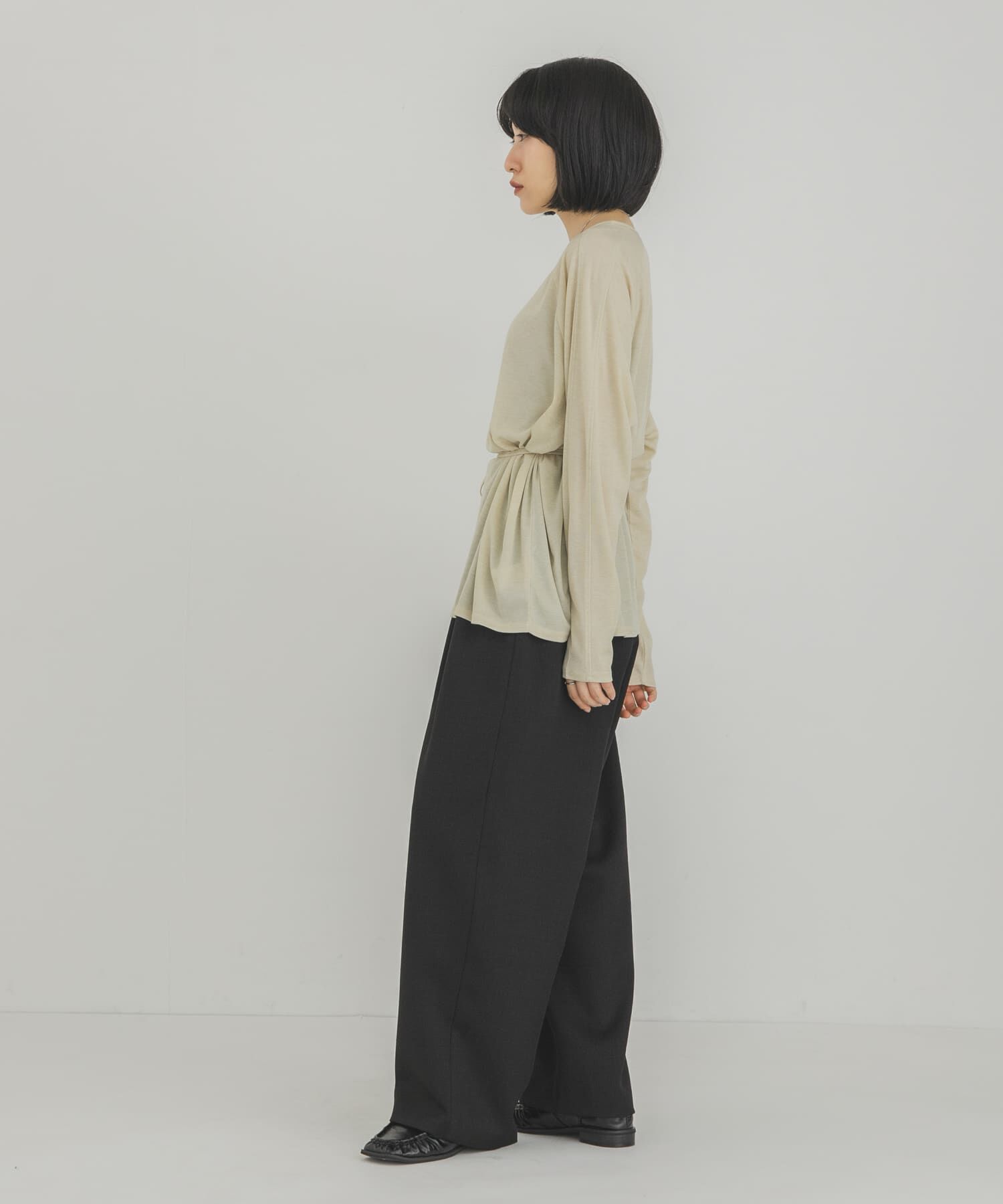 「ルーズシアートップス+ストラップ」|Tシャツ・カットソー|