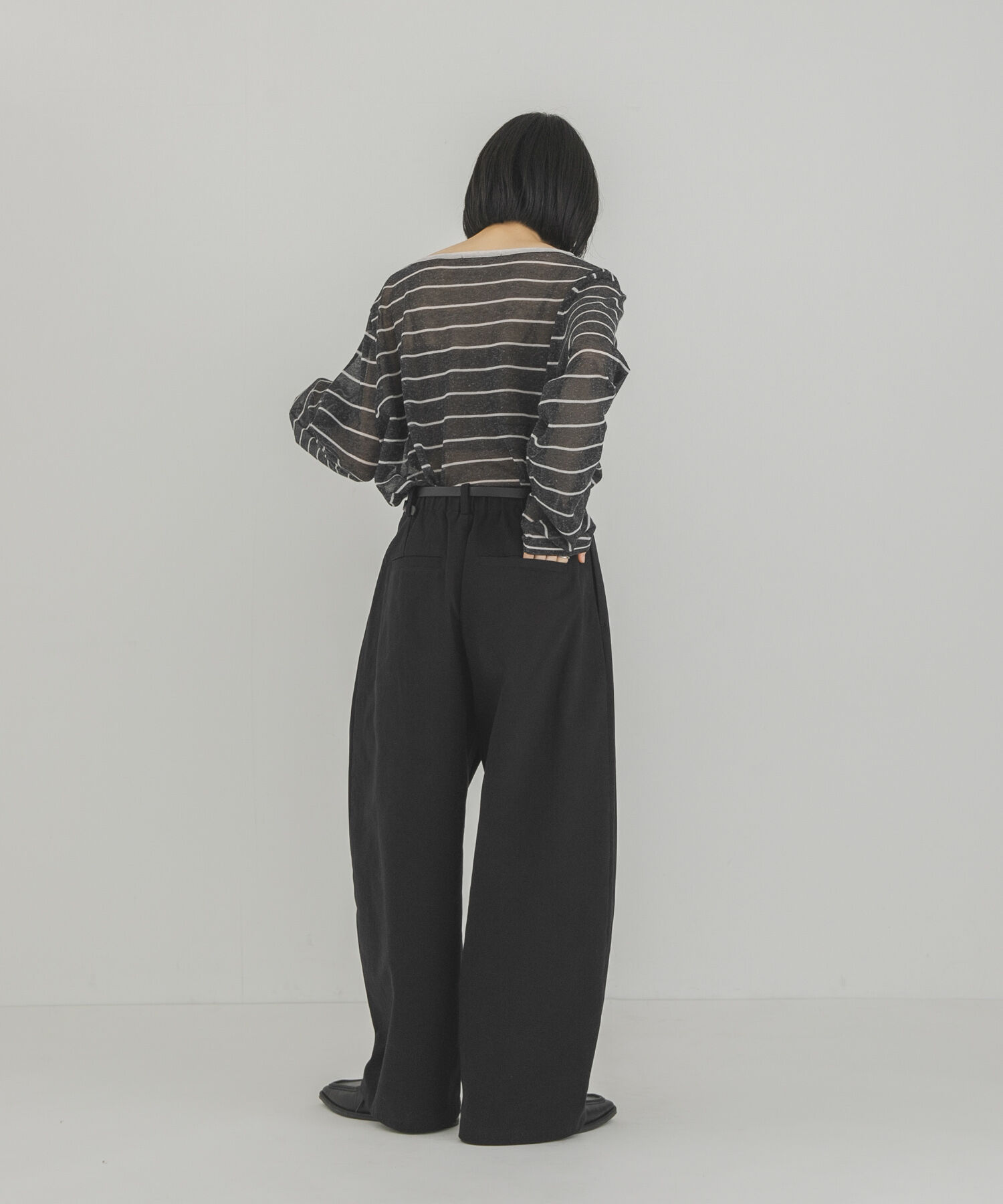  「ベルトSETタックパンツ」|その他|