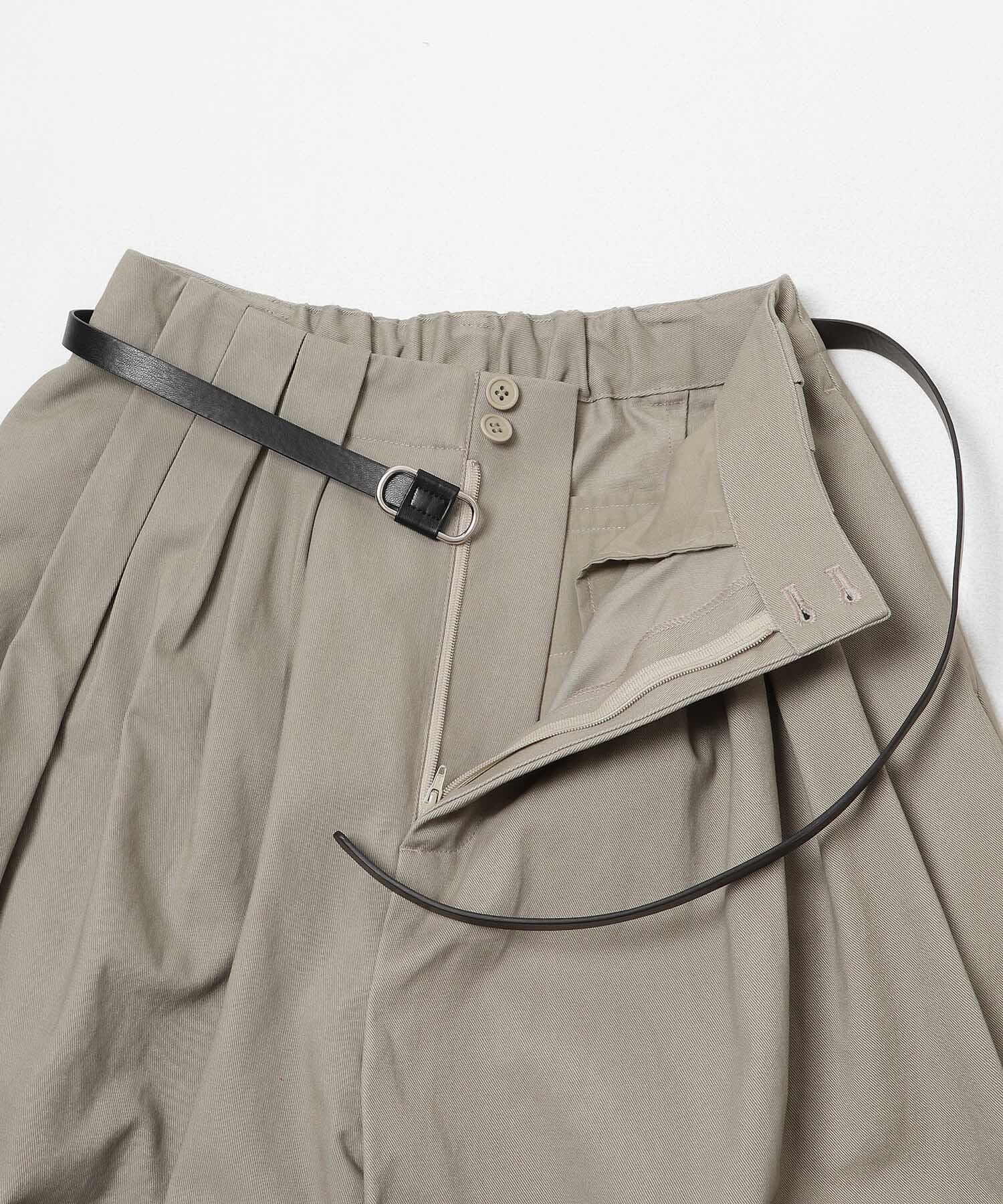  「ベルトSETタックパンツ」|その他|