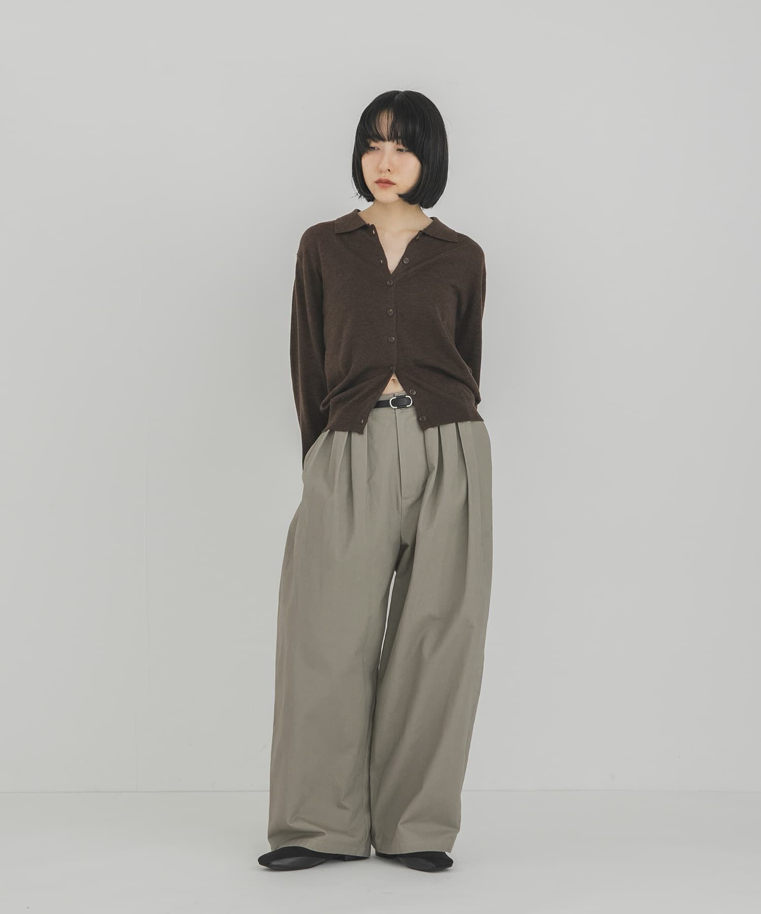  「ベルトSETタックパンツ」|その他|