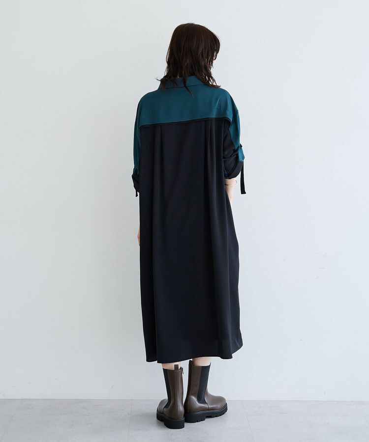 Editt by YECCA VECCA「ミリタリーロングシャツワンピース」|ワンピース|
