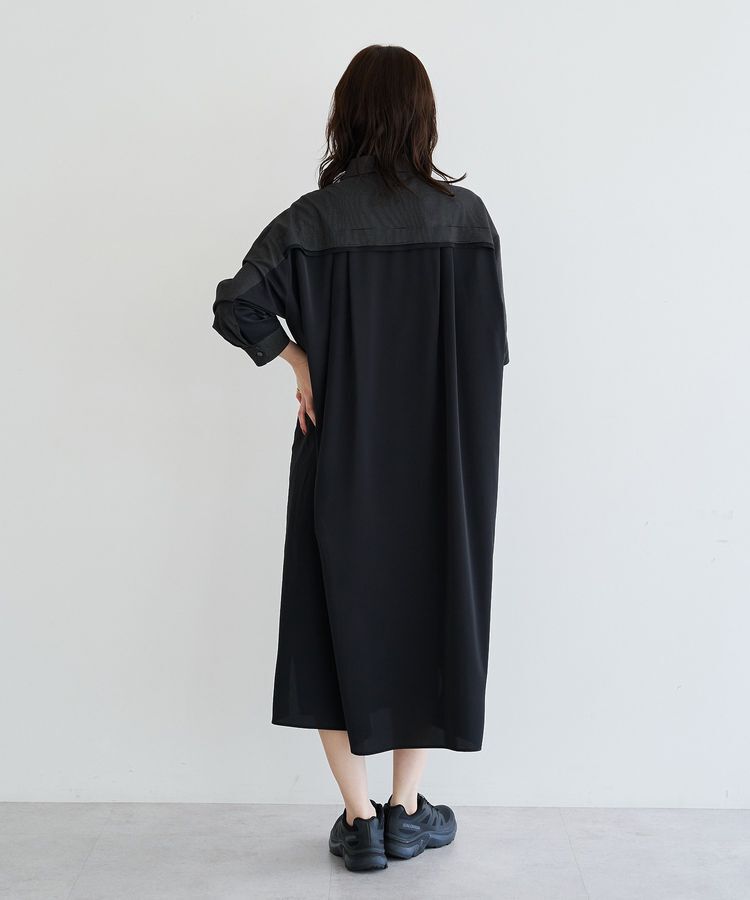 Editt by YECCA VECCA「ミリタリーロングシャツワンピース」|ワンピース|