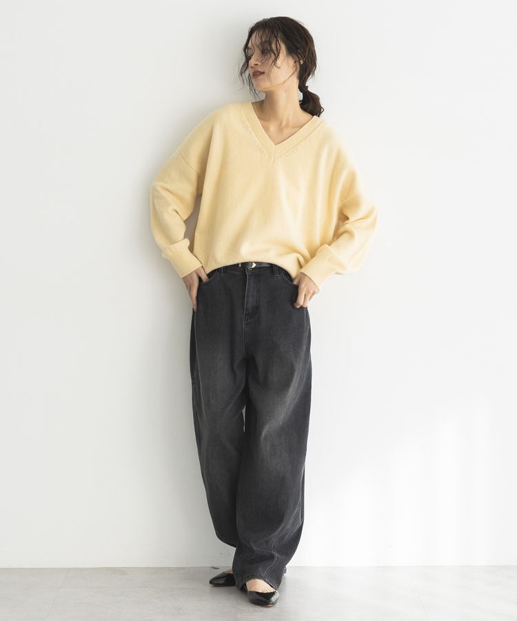 GARAGE OF GOOD CLOTHING「【日本製】カシミア混Vネックプルオーバー」|ニット・セーター|