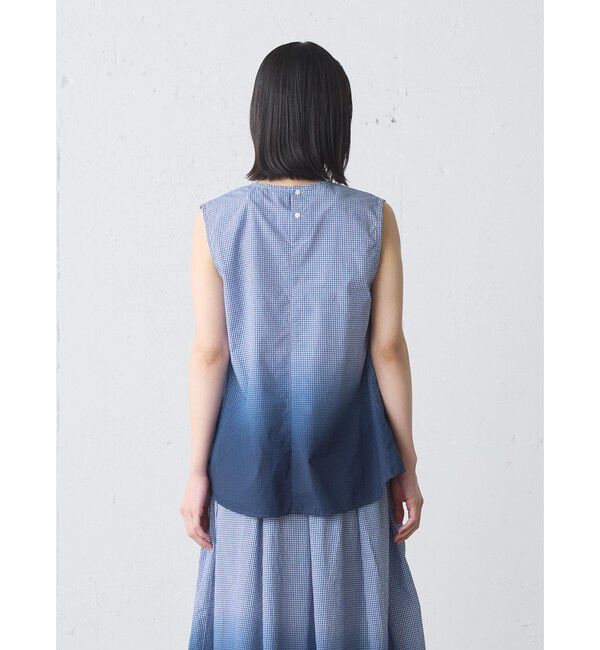 MidiUmi「MidiUmi グラデーションダイノースリーブシャツ」|シャツ・ブラウス|