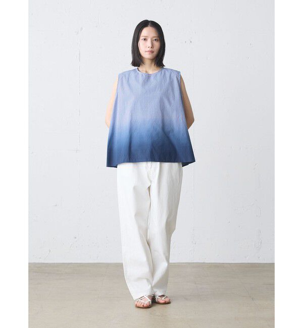 MidiUmi「MidiUmi グラデーションダイノースリーブシャツ」|シャツ・ブラウス|